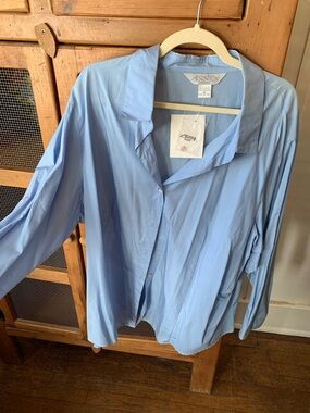 Annex Light Blue Button-Up Shirt